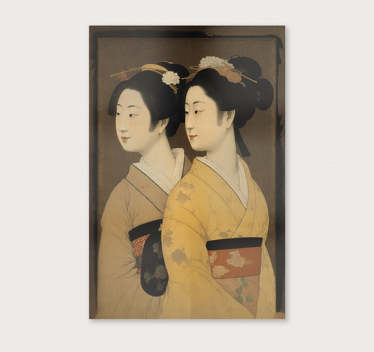 Geisha's · Canvas-Poster staand-House of Posters-House of Posters