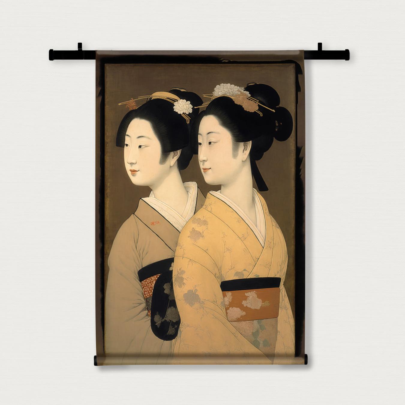 Geisha's · Wandkleed-Wandkleed-House of Posters-House of Posters