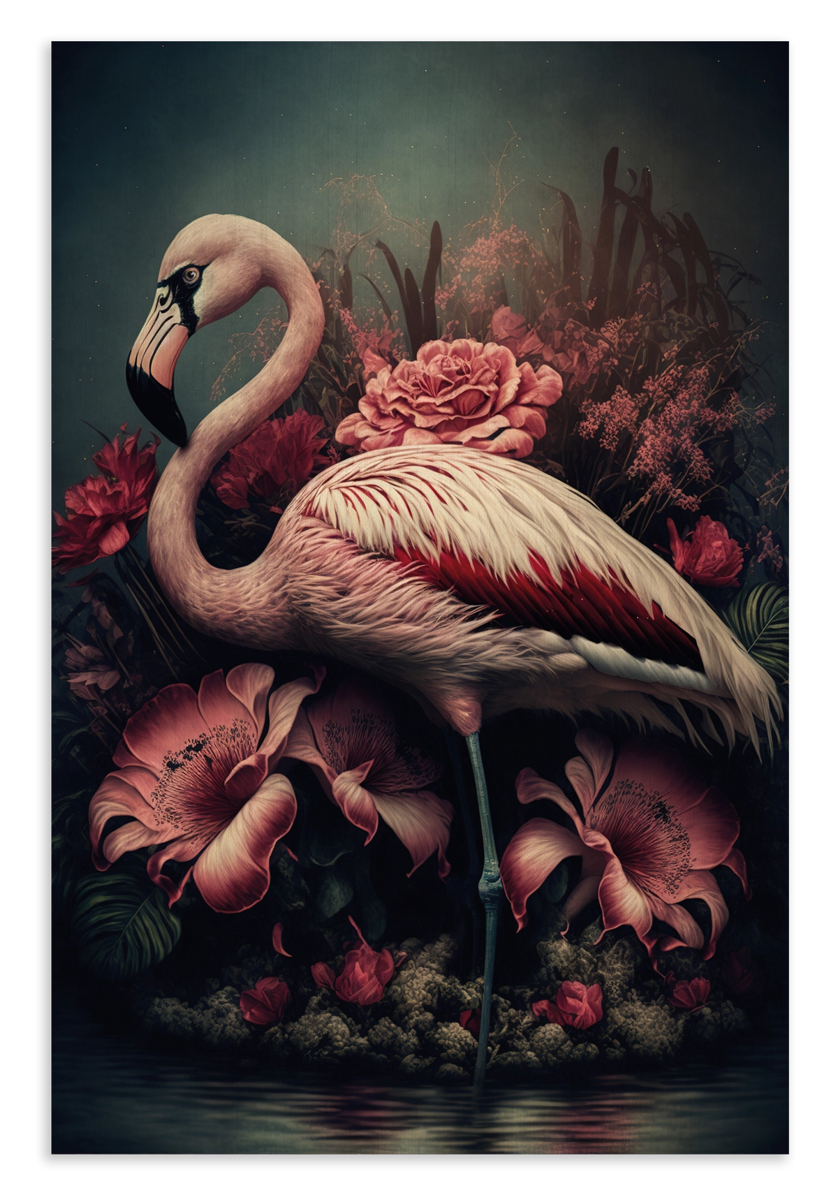Flamingo 3 · Canvas – productfoto