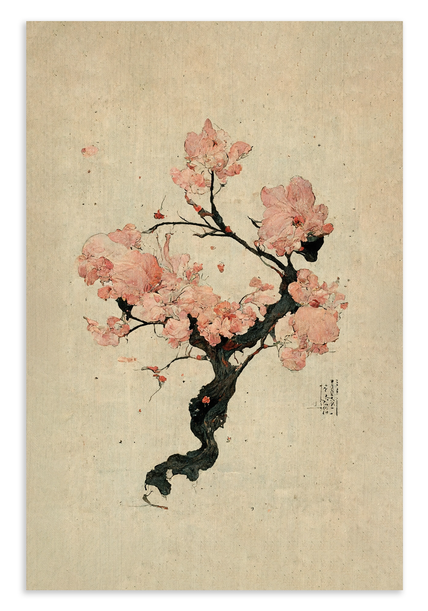 Japanse kersenbloesem · Canvas – productfoto