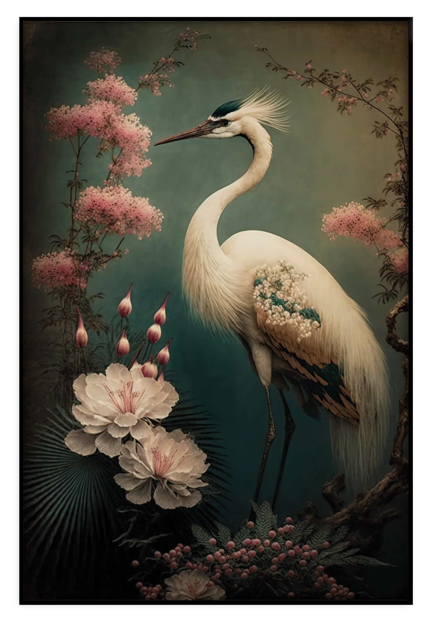 Japanse kraanvogel 2 · Artframe – productfoto
