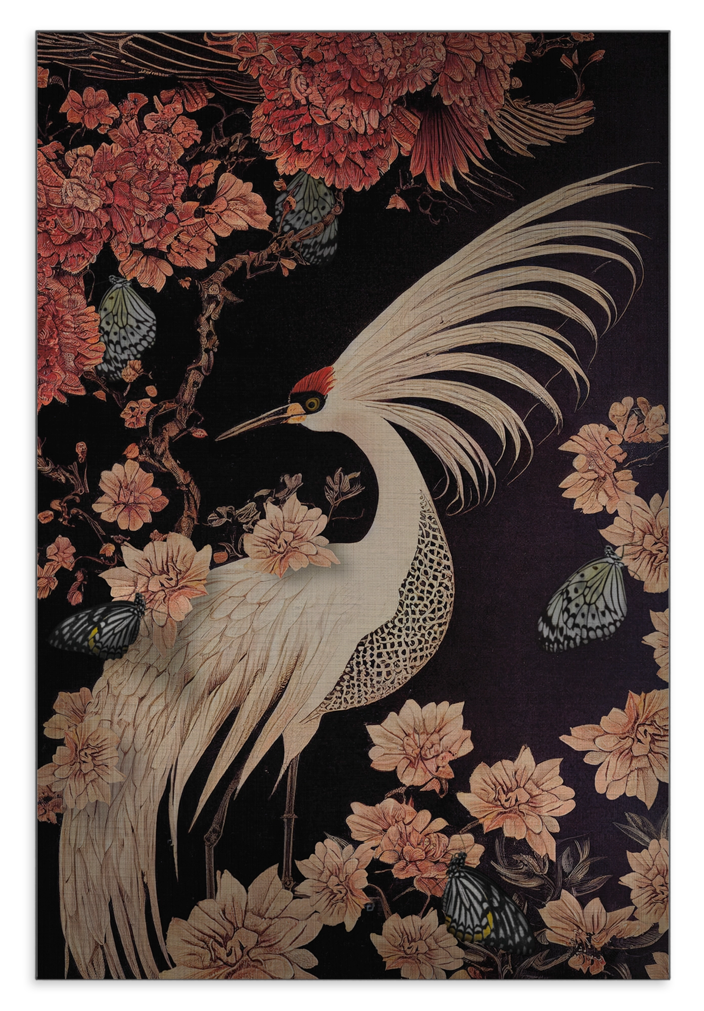 Japanse kraanvogel · Aluminium – productfoto