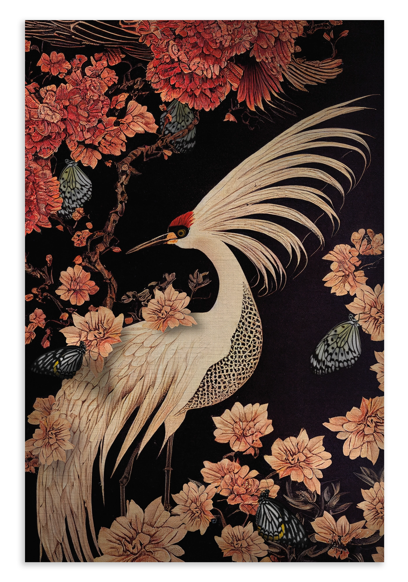 Japanse kraanvogel · Canvas – productfoto