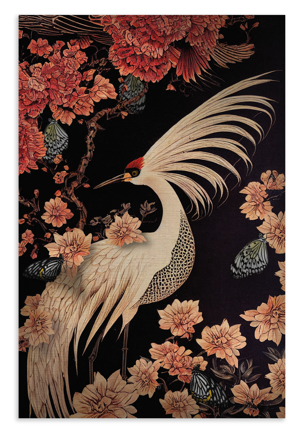Japanse kraanvogel · Canvas – productfoto