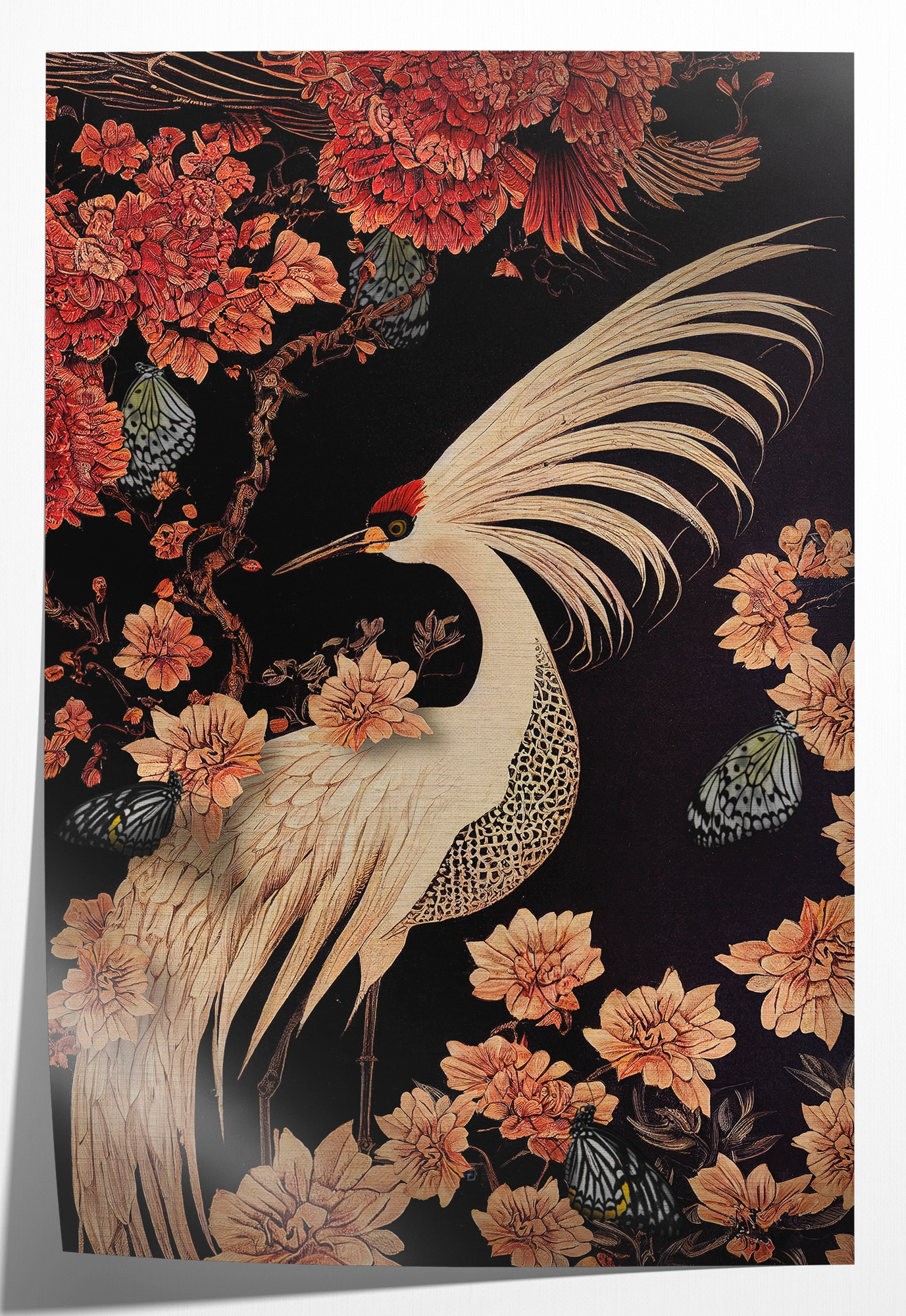 Japanse kraanvogel · Papier – productfoto