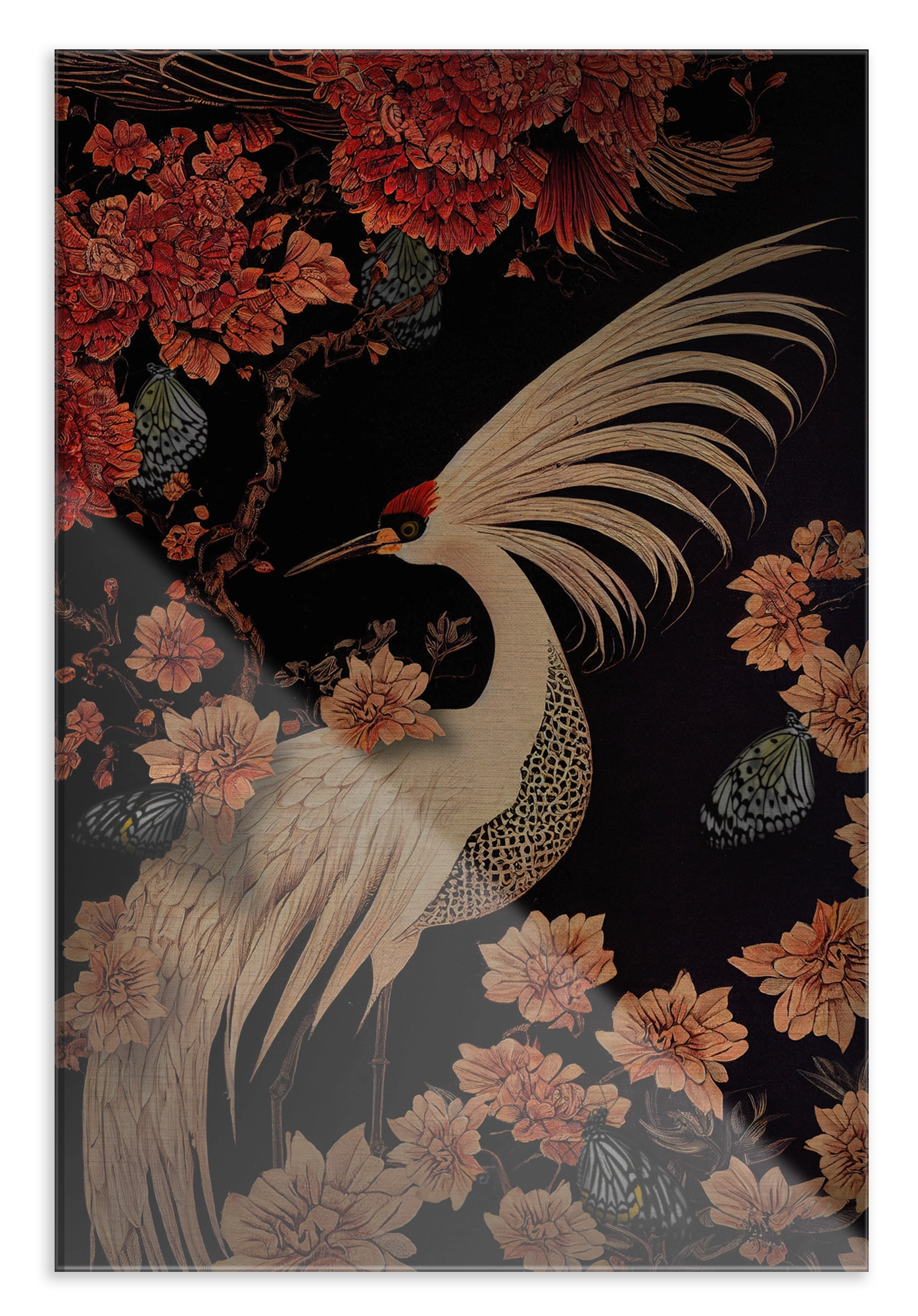 Japanse kraanvogel · Plexiglas – productfoto