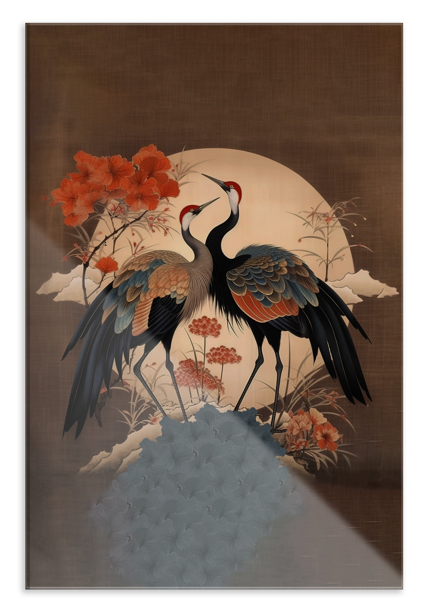 Japanse kraanvogels 2 · Plexiglas – productfoto