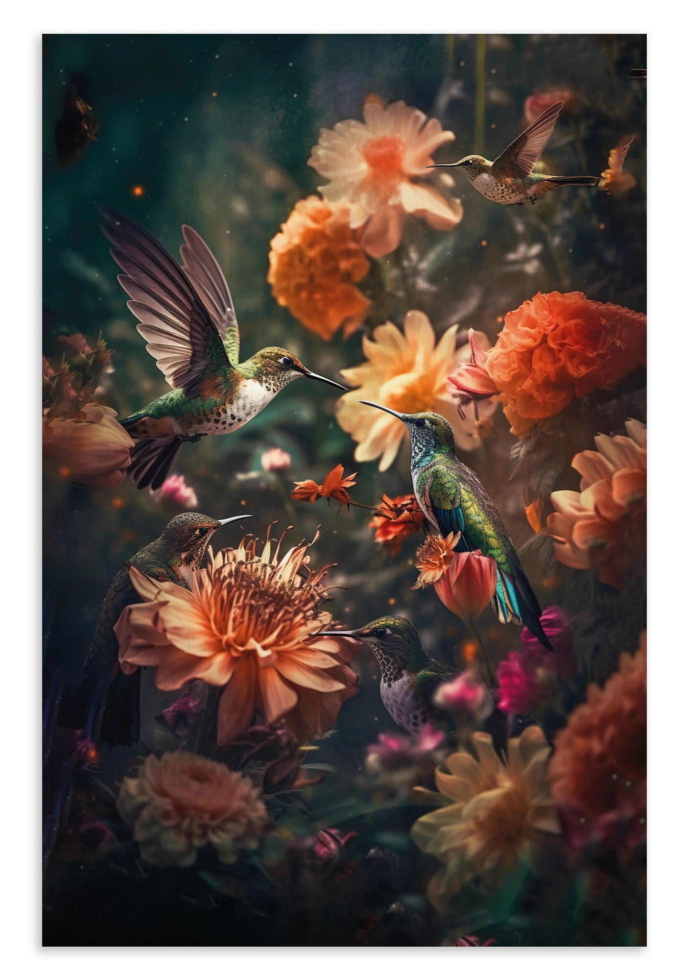 Kolibries 2 · Canvas – productfoto