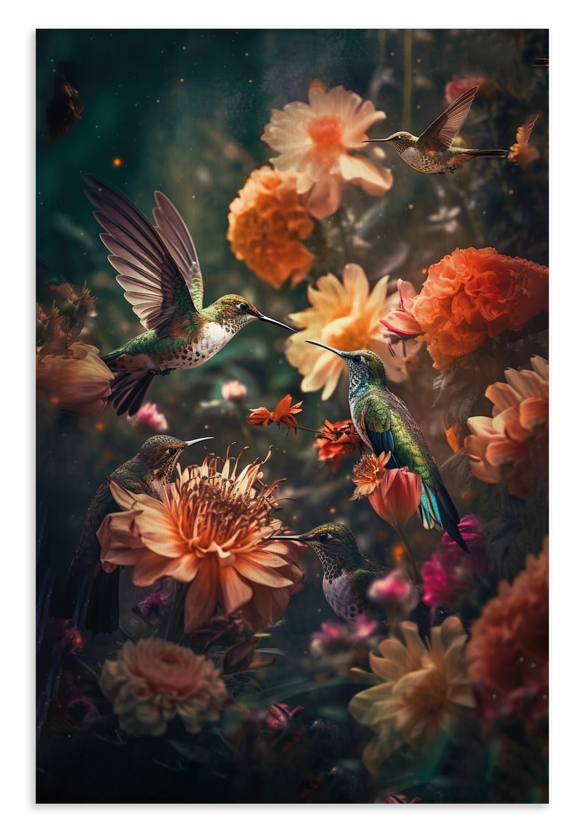 Kolibries 2 · Canvas – productfoto