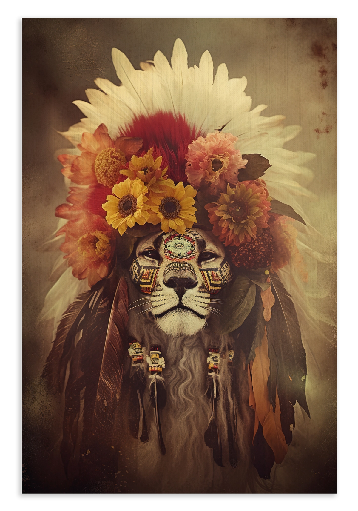 Leeuw 3 · Canvas – productfoto