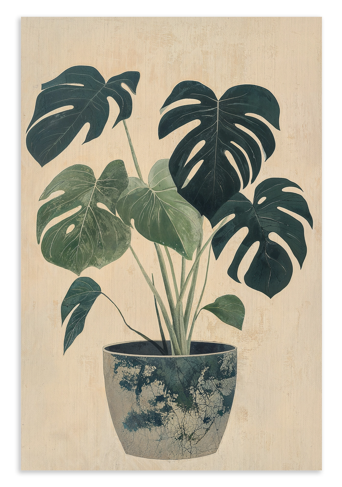 Monstera · Canvas – productfoto