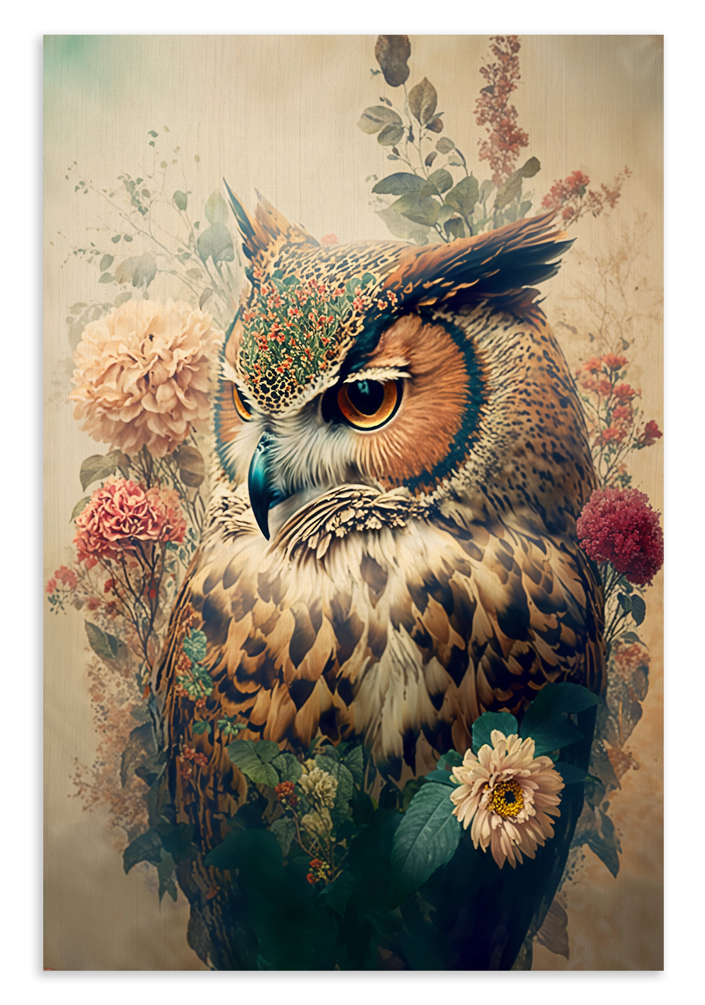 Uil 2 · Canvas – productfoto