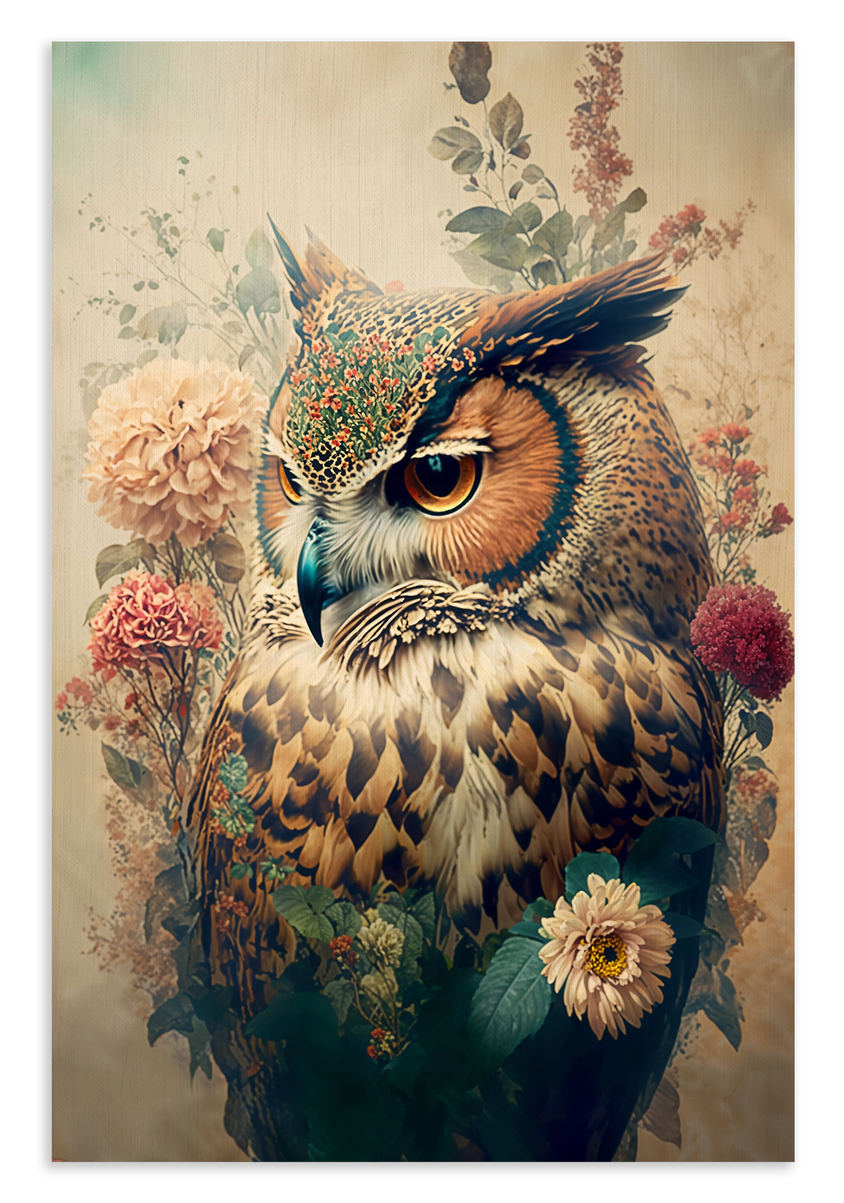 Uil 2 · Canvas – productfoto