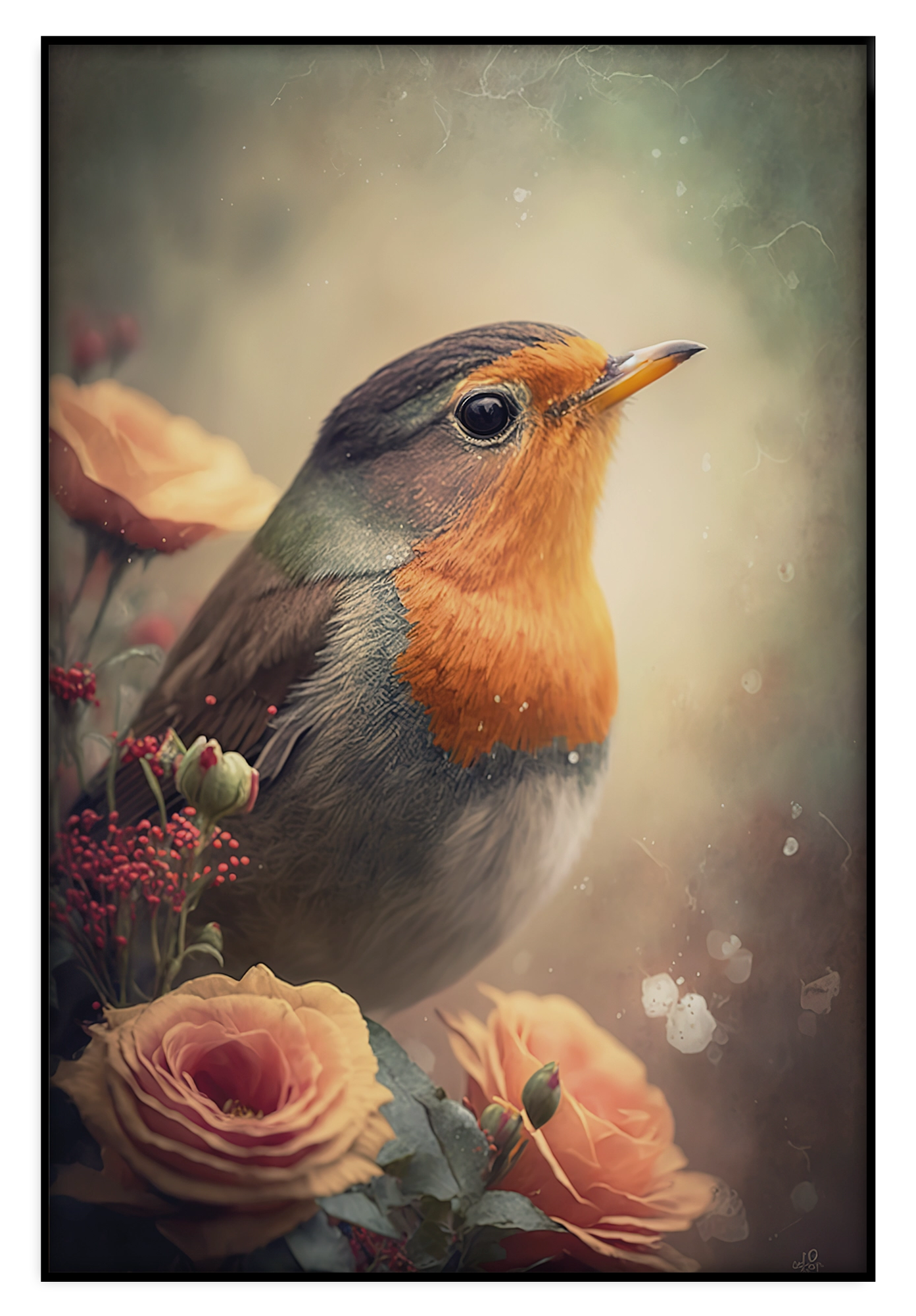 Roodborstje 2 · Artframe – productfoto