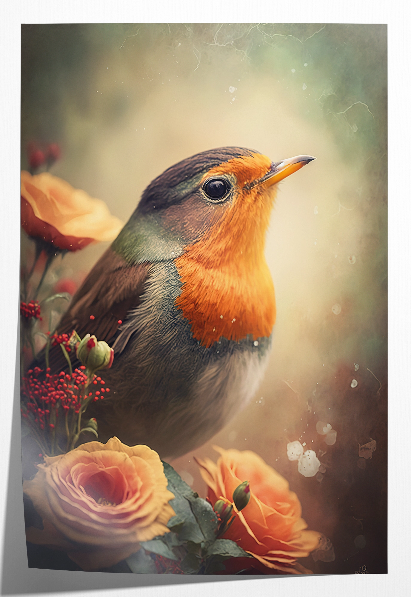 Roodborstje 2 · Papier – productfoto