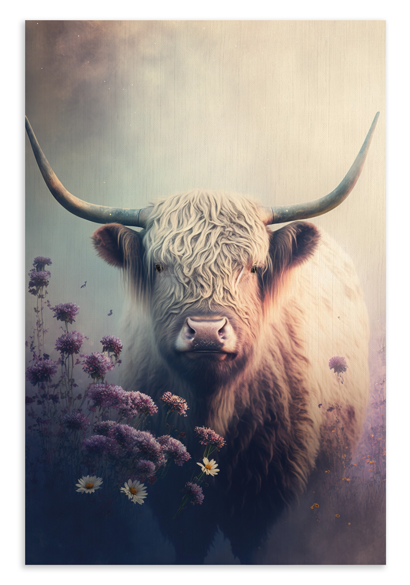 Schotse hooglander 2 · Canvas – productfoto
