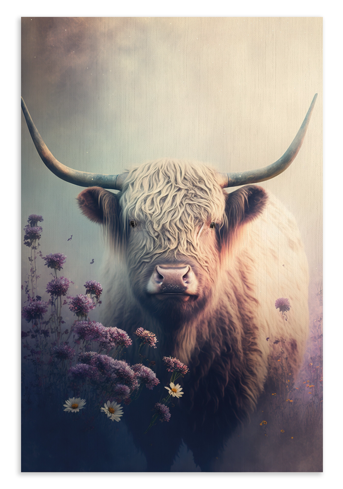 Schotse hooglander 2 · Canvas – productfoto