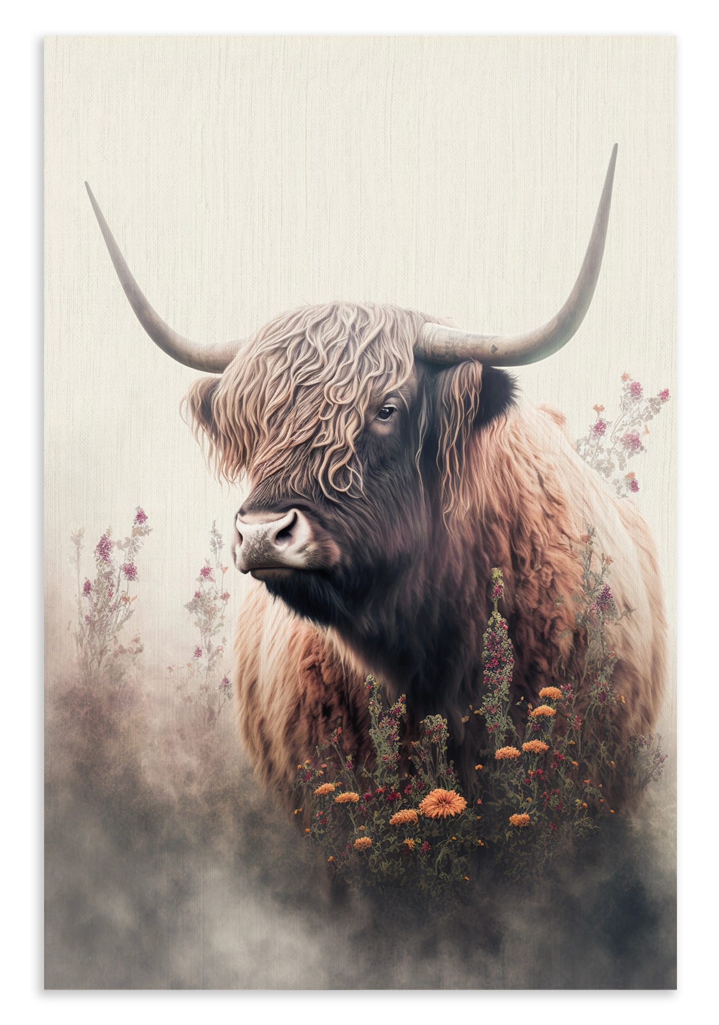 Schotse hooglander 3 · Canvas – productfoto