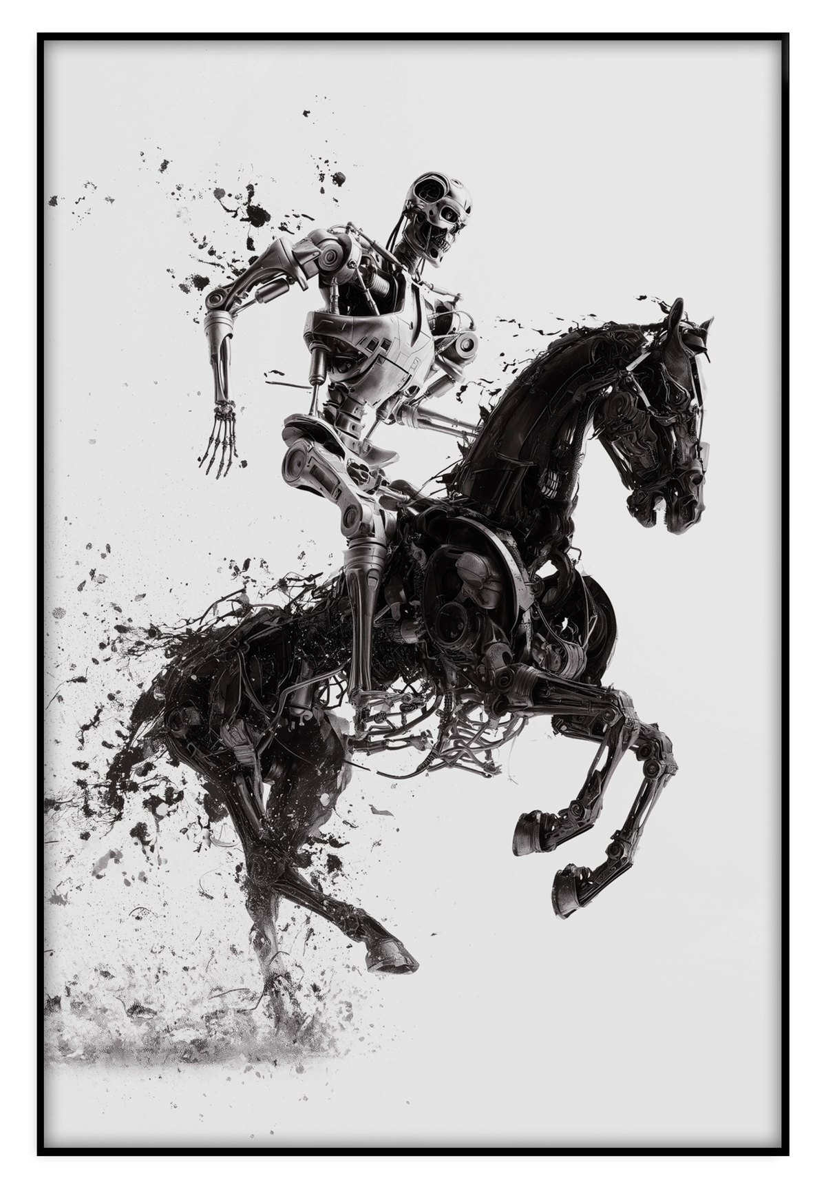 T100 op paard · Artframe – productfoto