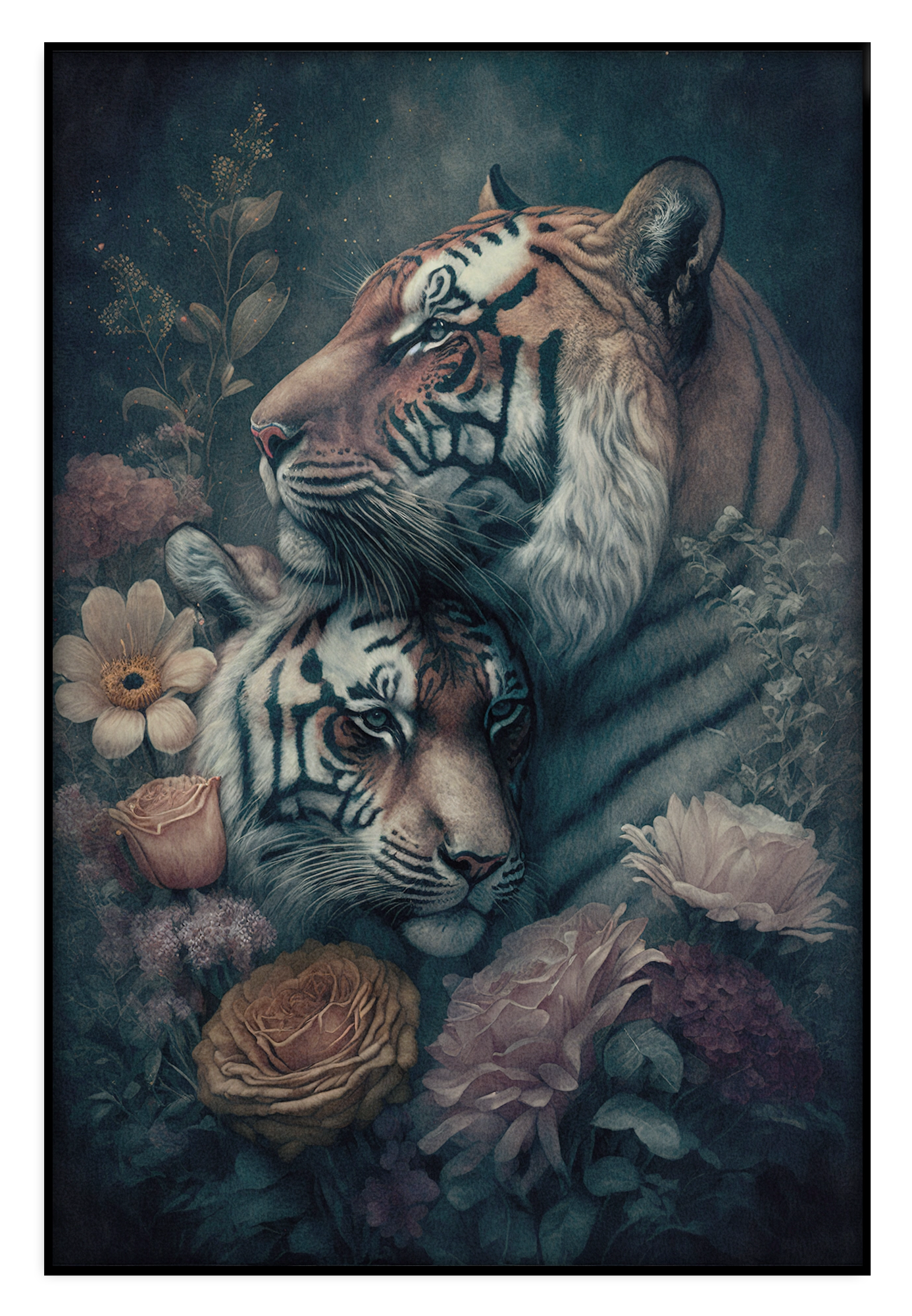 Tijger Couple · Akoestisch paneel – productfoto