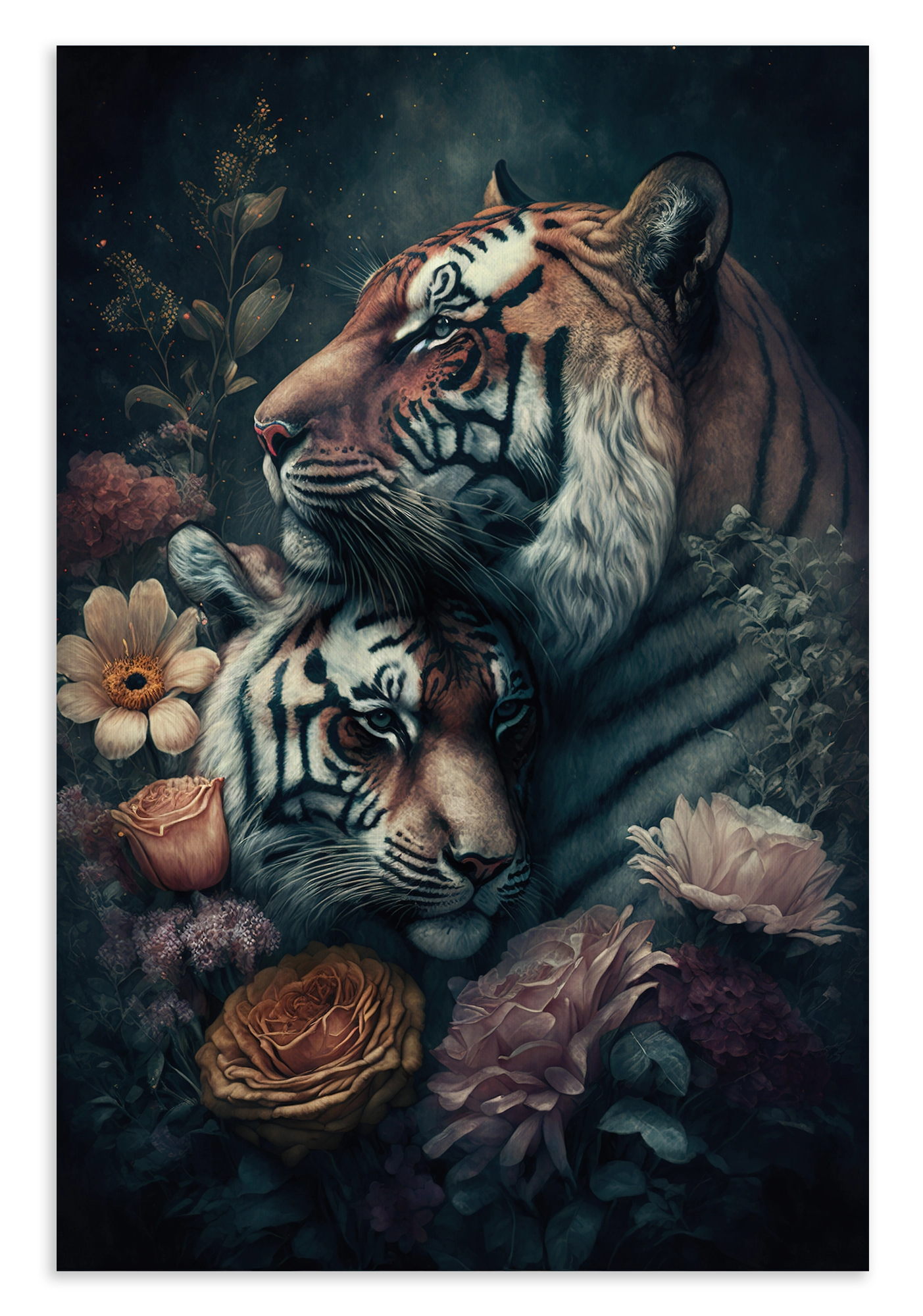 Tijger Couple · Canvas – productfoto