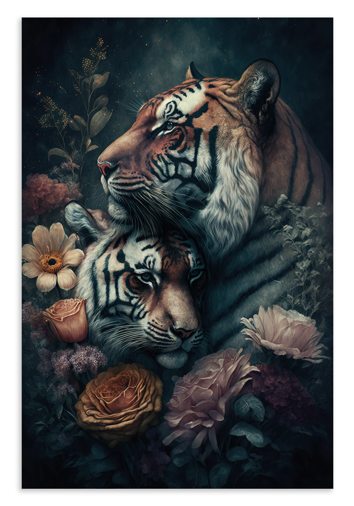 Tijger Couple · Canvas – productfoto