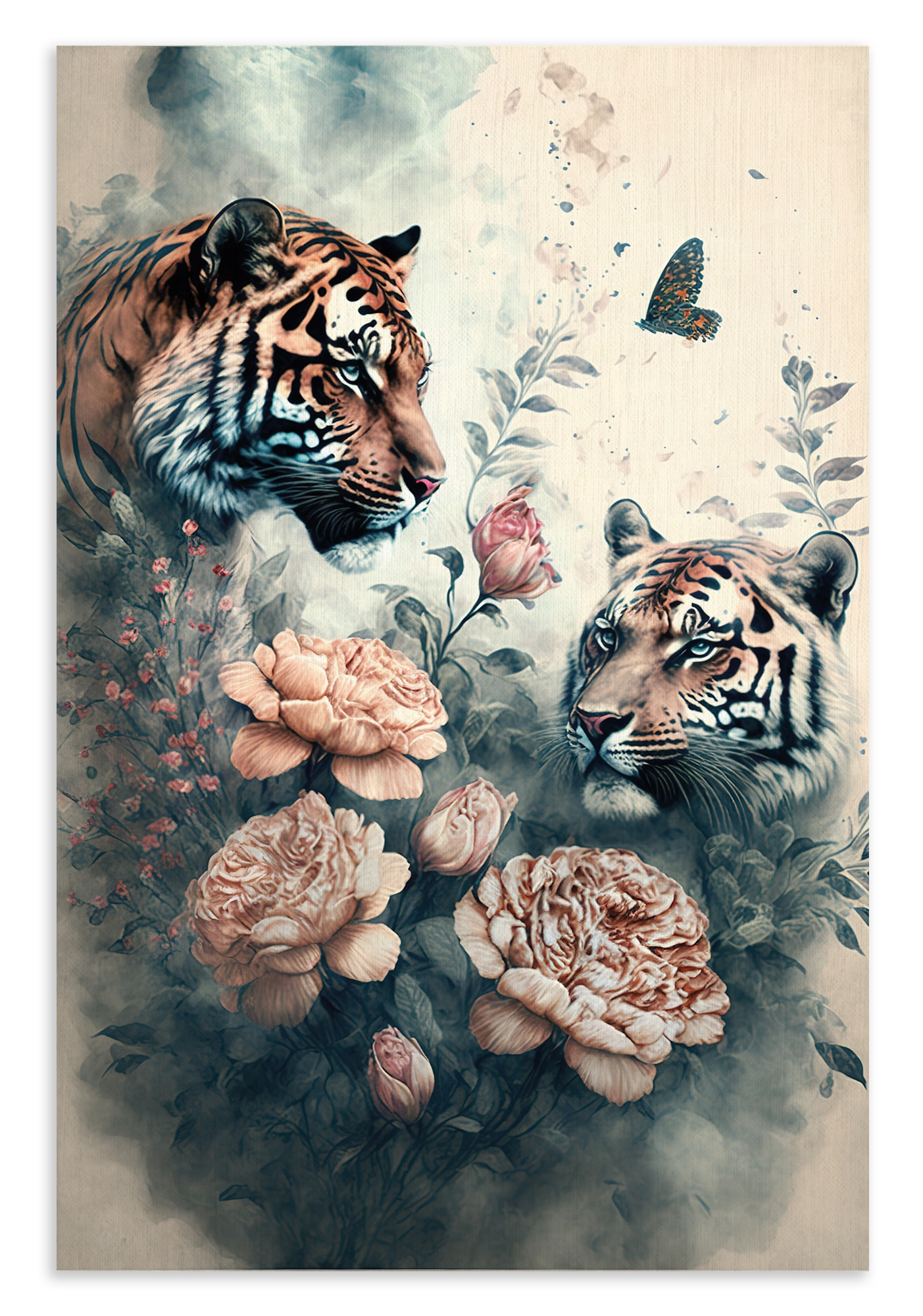 Tijgers · Canvas – productfoto