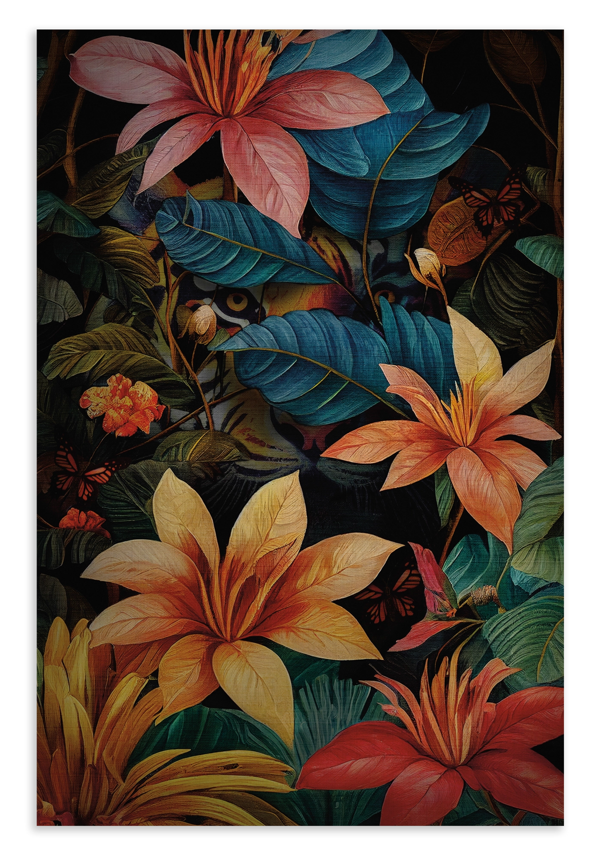 Jungle Tijger · Canvas – productfoto