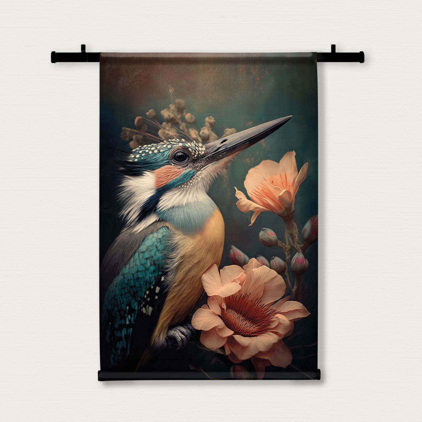 Ijsvogel 2 · Wandkleed-Wandkleed-House of Posters-House of Posters