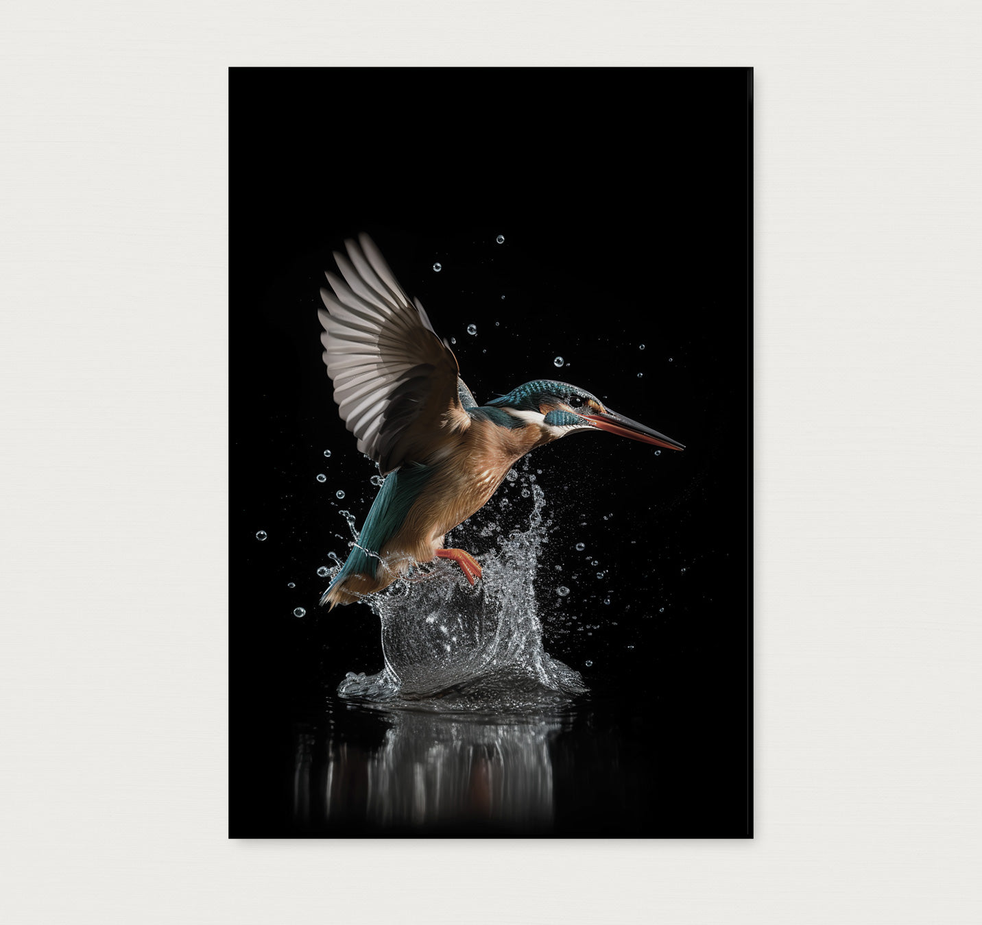 Ijsvogel 3 · Artframe-Poster staand-House of Posters-House of Posters