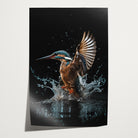 Ijsvogel 4 · Papier-Poster staand-House of Posters-House of Posters