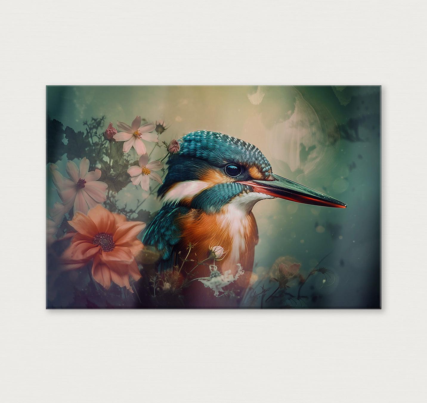 Ijsvogel 5 · Plexiglas-Poster liggend-House of Posters-House of Posters