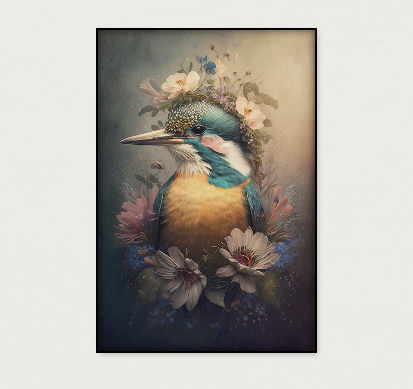 Ijsvogel 6 · Artframe-Poster staand-House of Posters-House of Posters