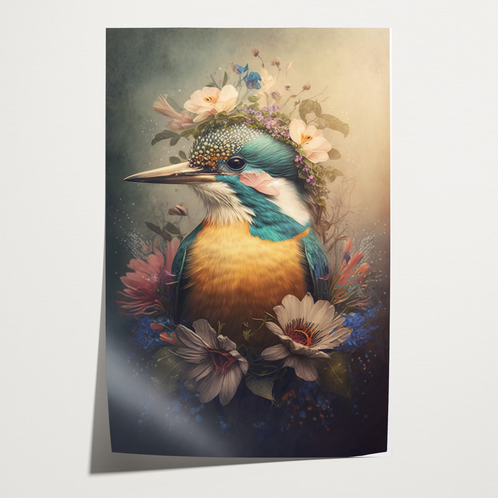 Ijsvogel 6 · Papier-Poster staand-House of Posters-House of Posters