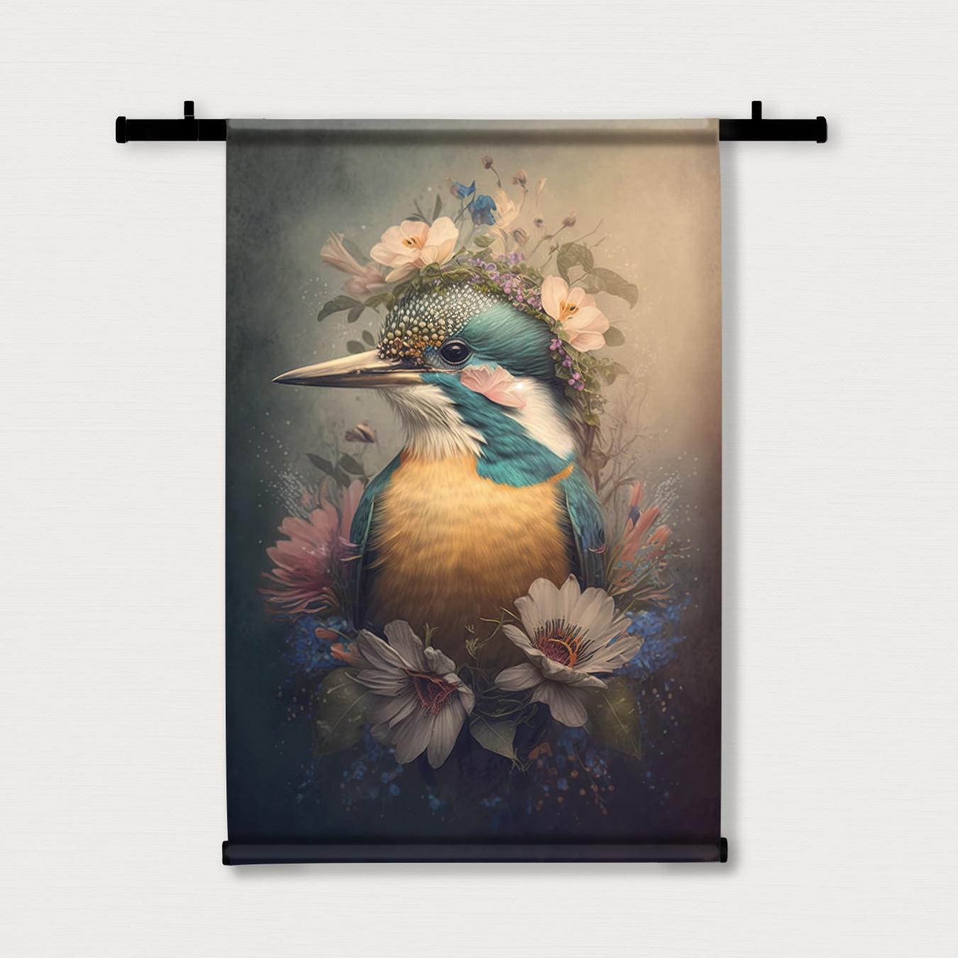 Ijsvogel 6 · Wandkleed-Wandkleed-House of Posters-House of Posters