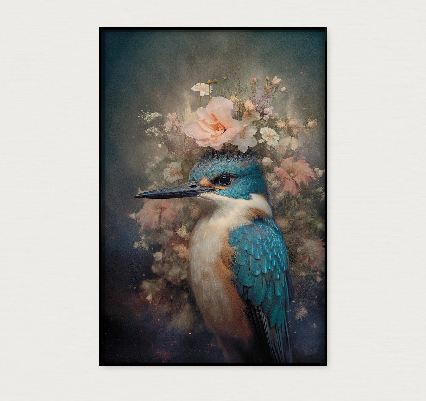 Ijsvogel 7 · Akoestisch paneel-Poster staand-House of Posters-House of Posters