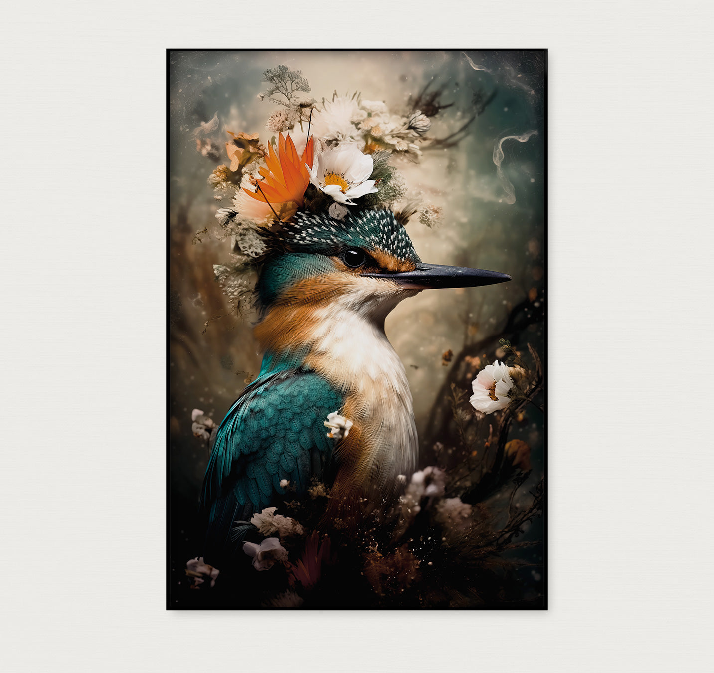 Ijsvogel 8 · Artframe-Poster staand-House of Posters-House of Posters