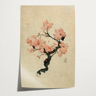 Japanse kersenbloesem · Papier-Poster staand-House of Posters-House of Posters