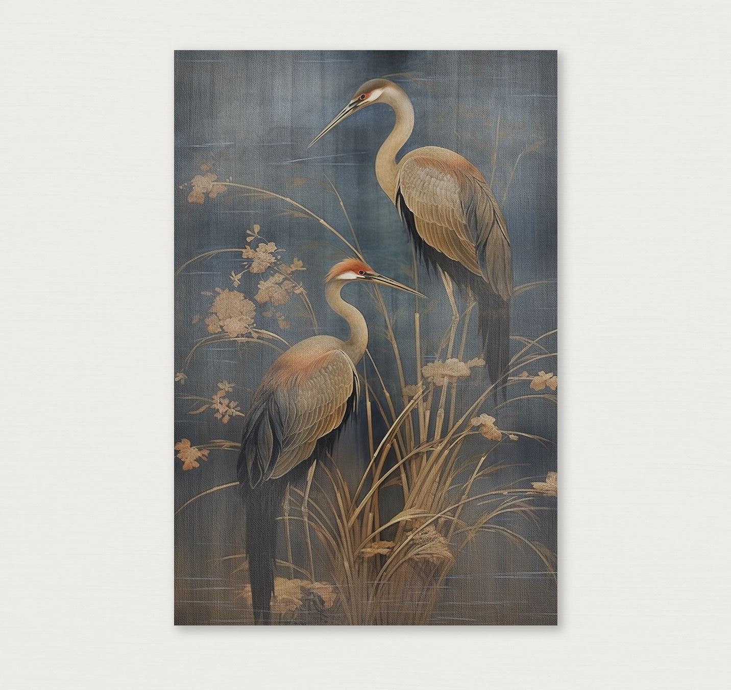 Japanse kraanvogels 3 · Canvas-Poster staand-House of Posters-House of Posters