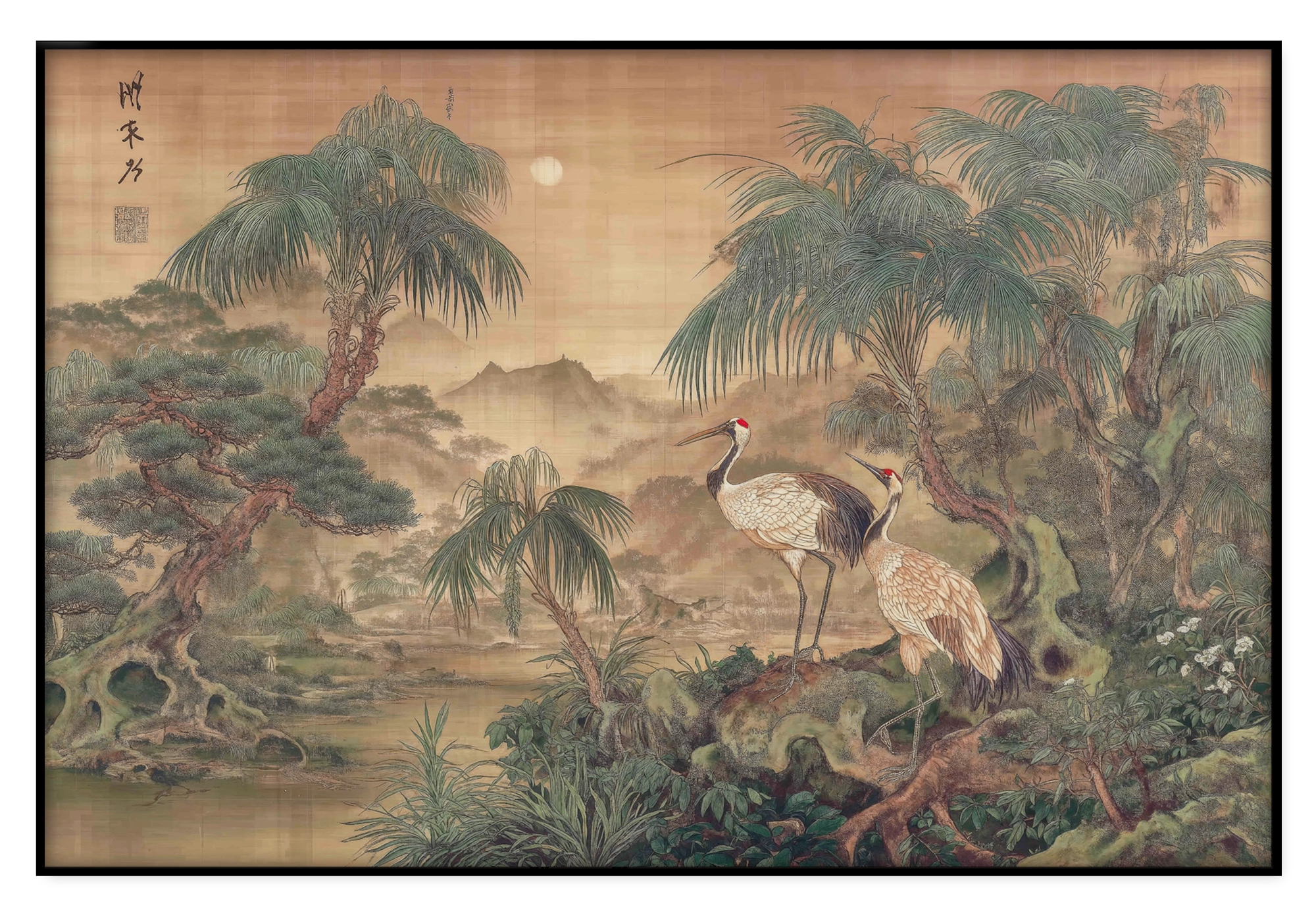 Japanse kraanvogels 5 · Artframe