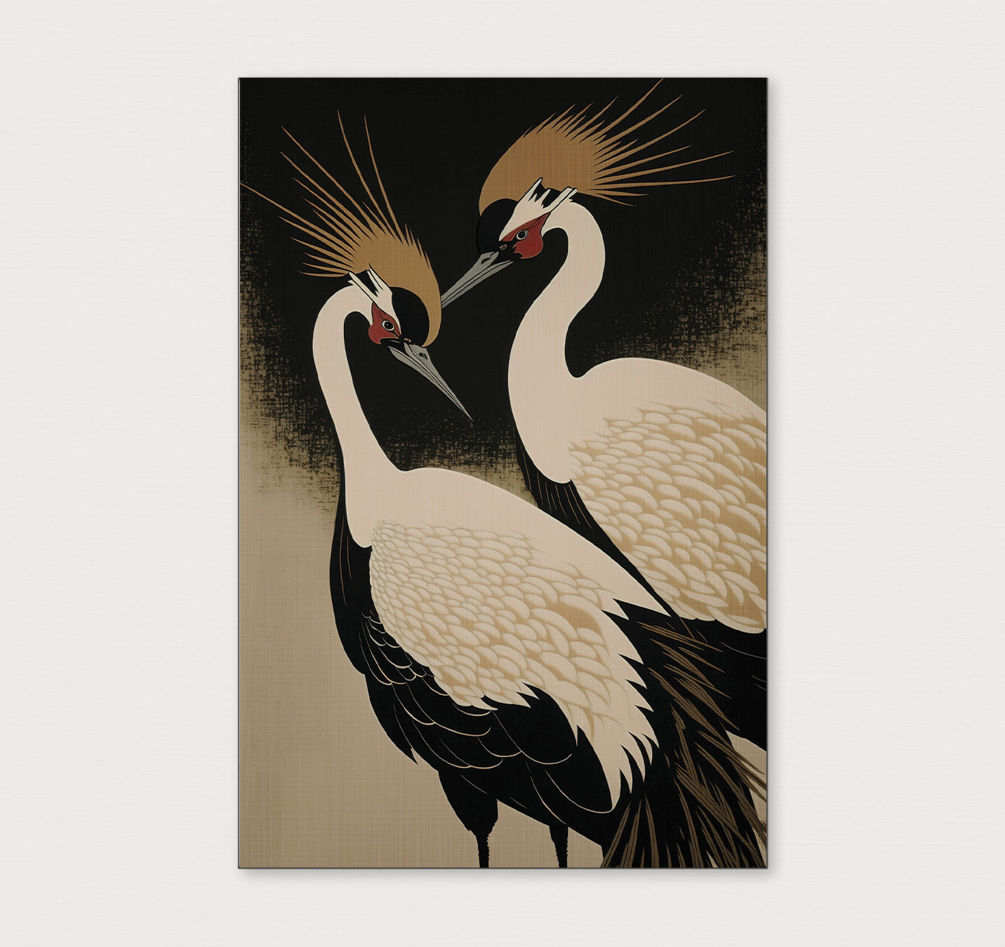 Japanse kraanvogels-Poster staand-House of Posters-House of Posters