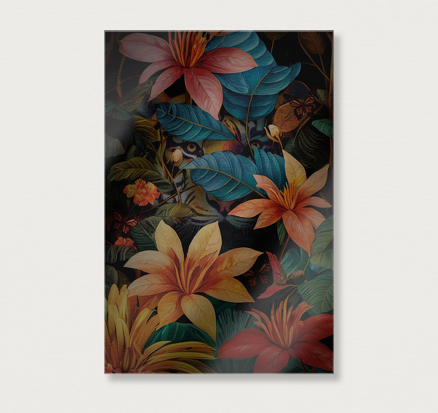Jungle Tijger · Plexiglas-Poster staand-House of Posters-House of Posters