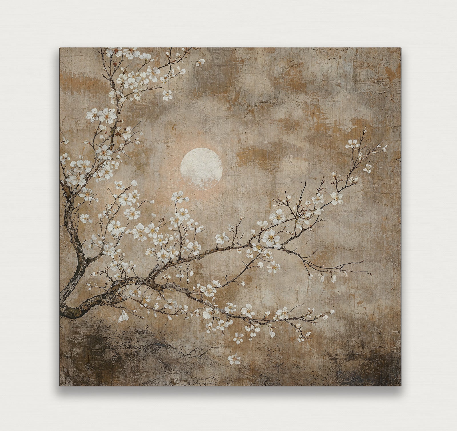 Kersenbloesem 3 · Aluminium-Poster vierkant-House of Posters-House of Posters