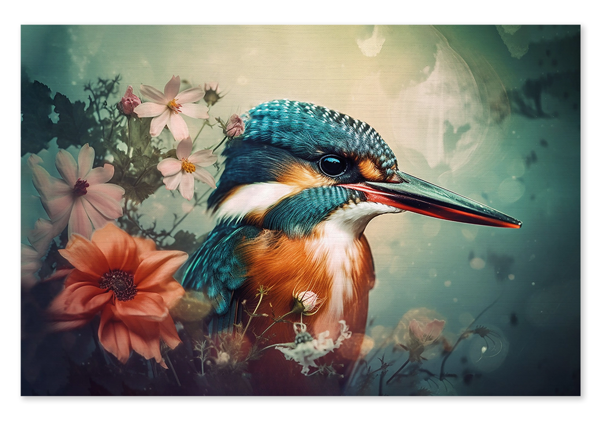 Ijsvogel 5 · Canvas
