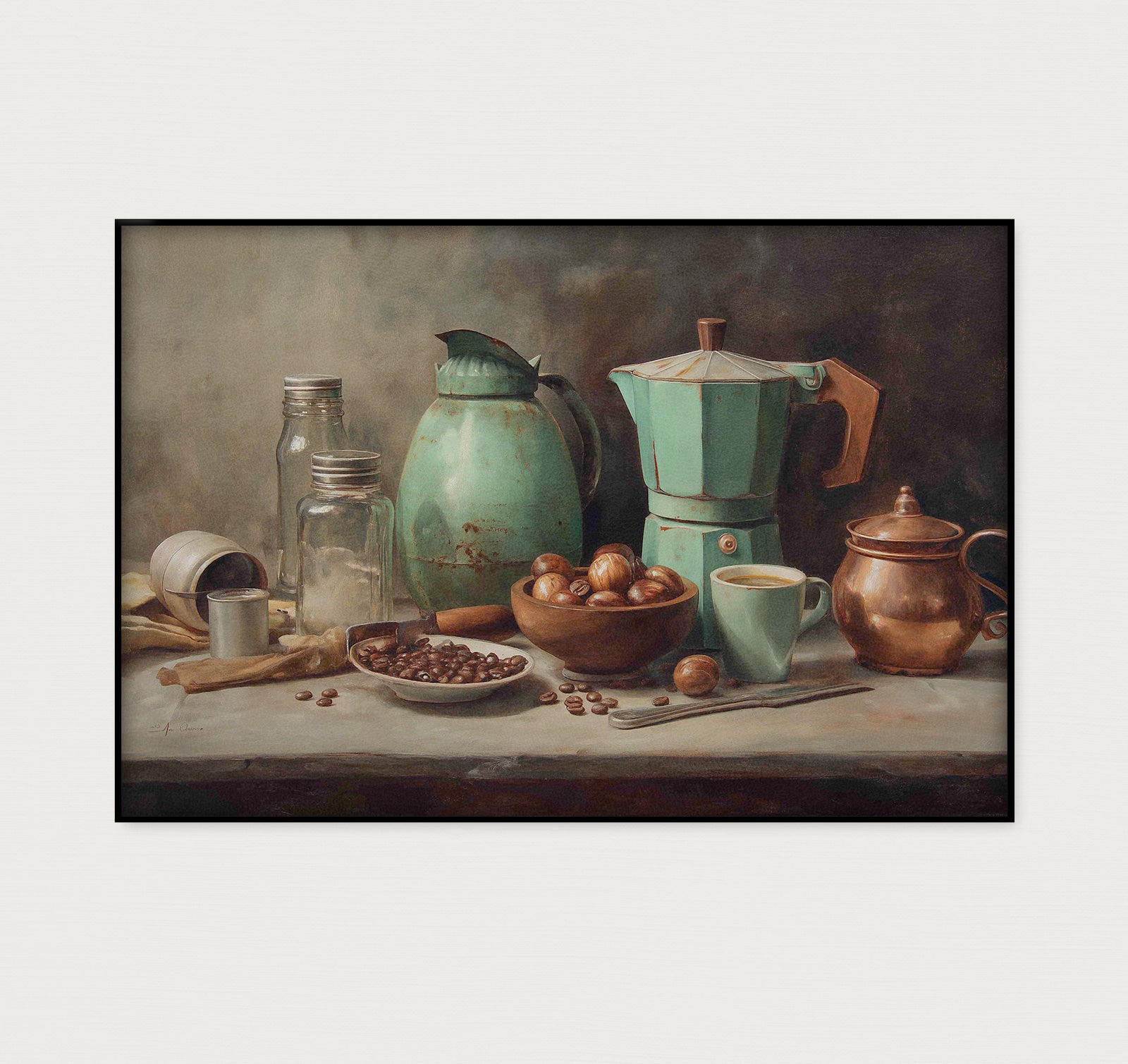 Koffie · Akoestisch paneel-Poster liggend-House of Posters-House of Posters