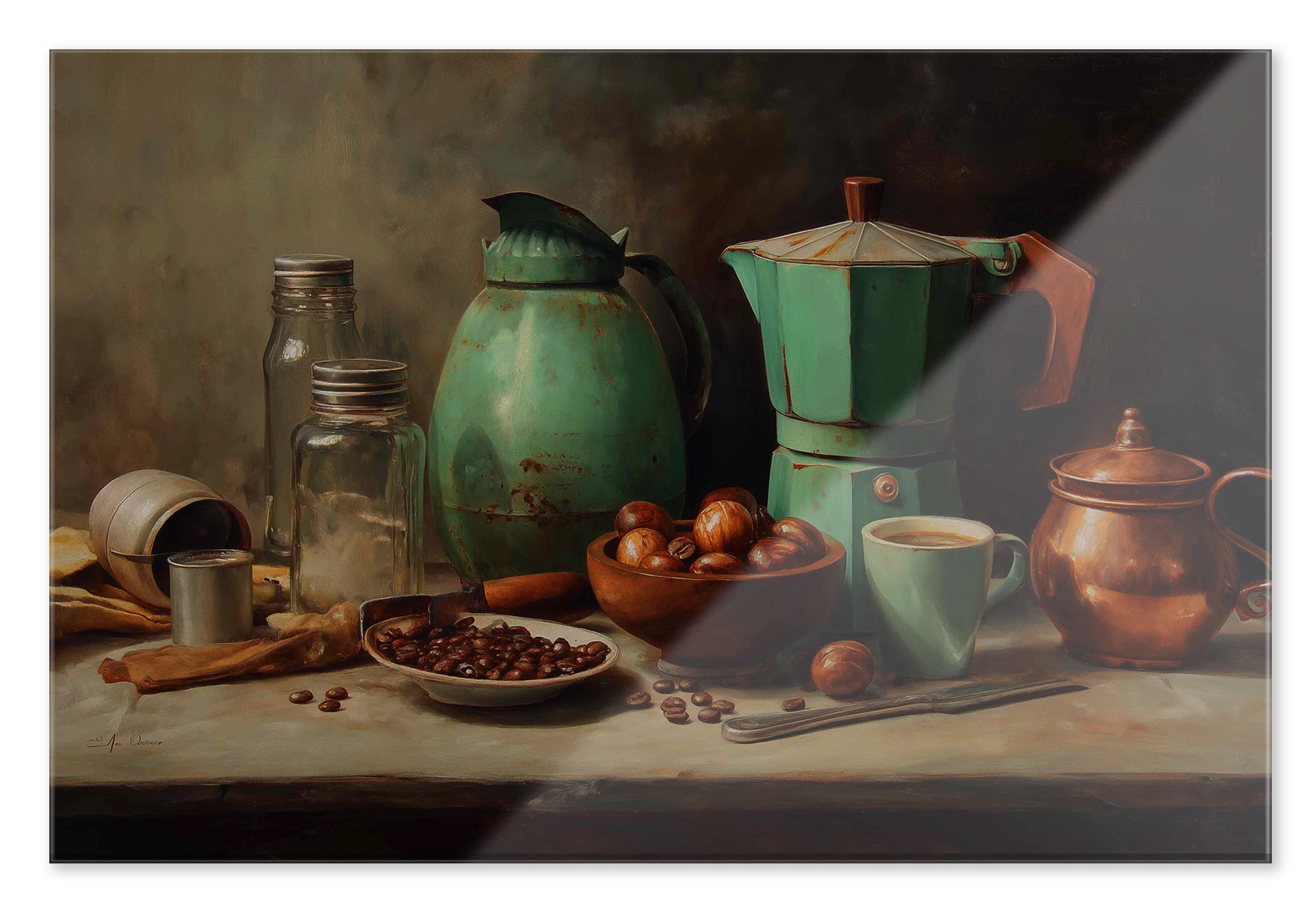 Koffie · Plexiglas