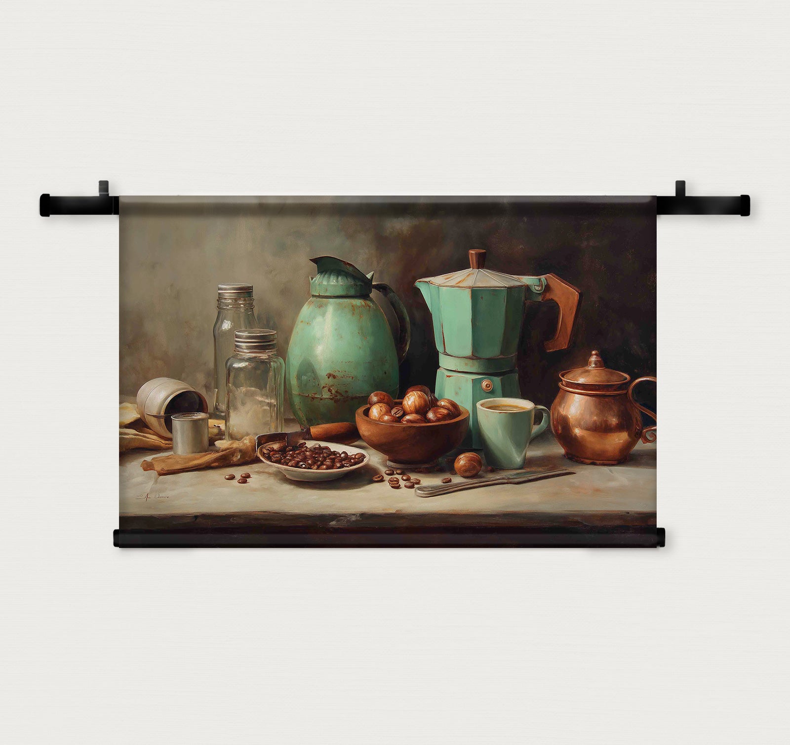 Koffie · Wandkleed-Wandkleed-House of Posters-House of Posters