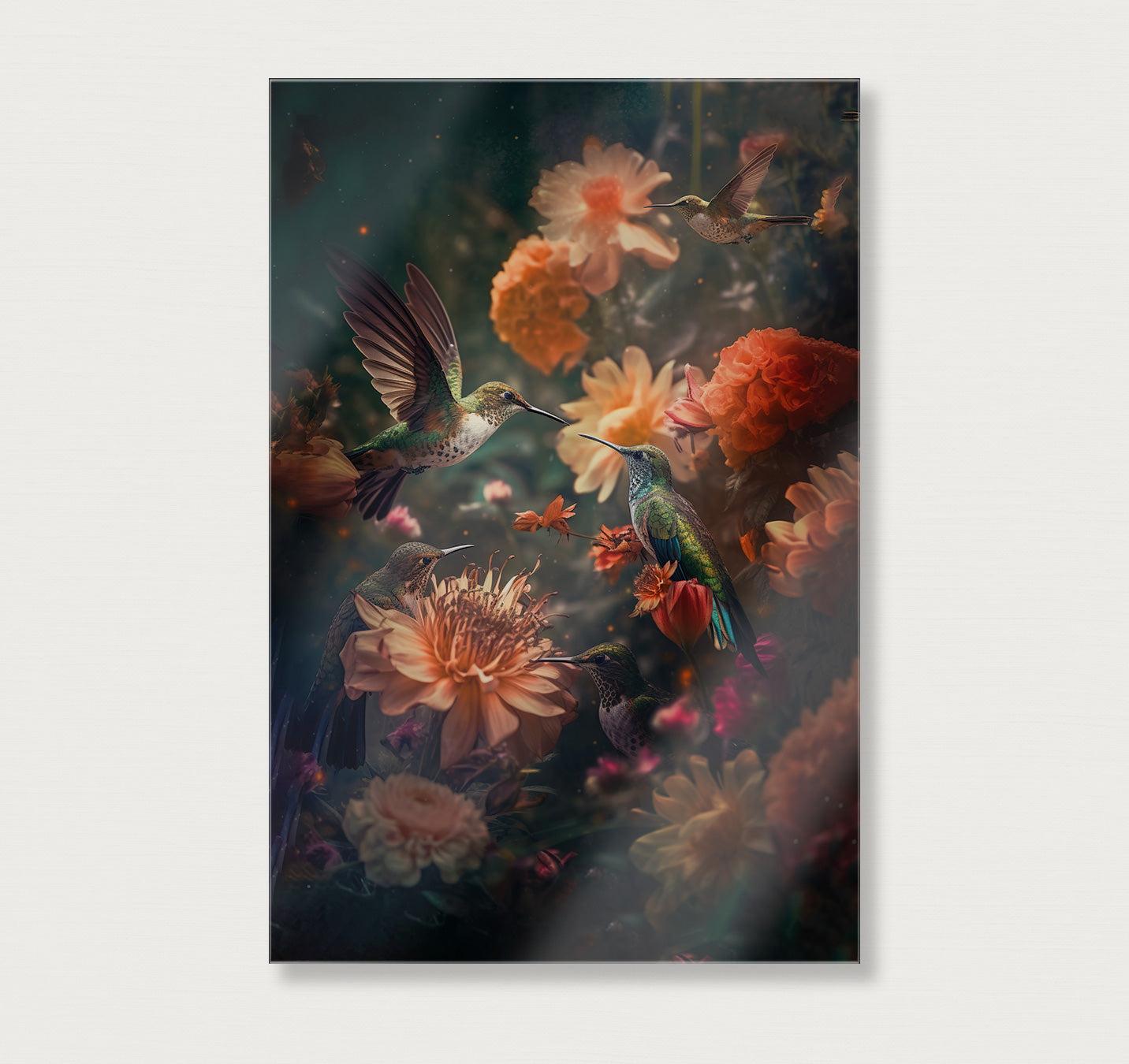 Kolibries 2 · Plexiglas-Poster staand-House of Posters-House of Posters