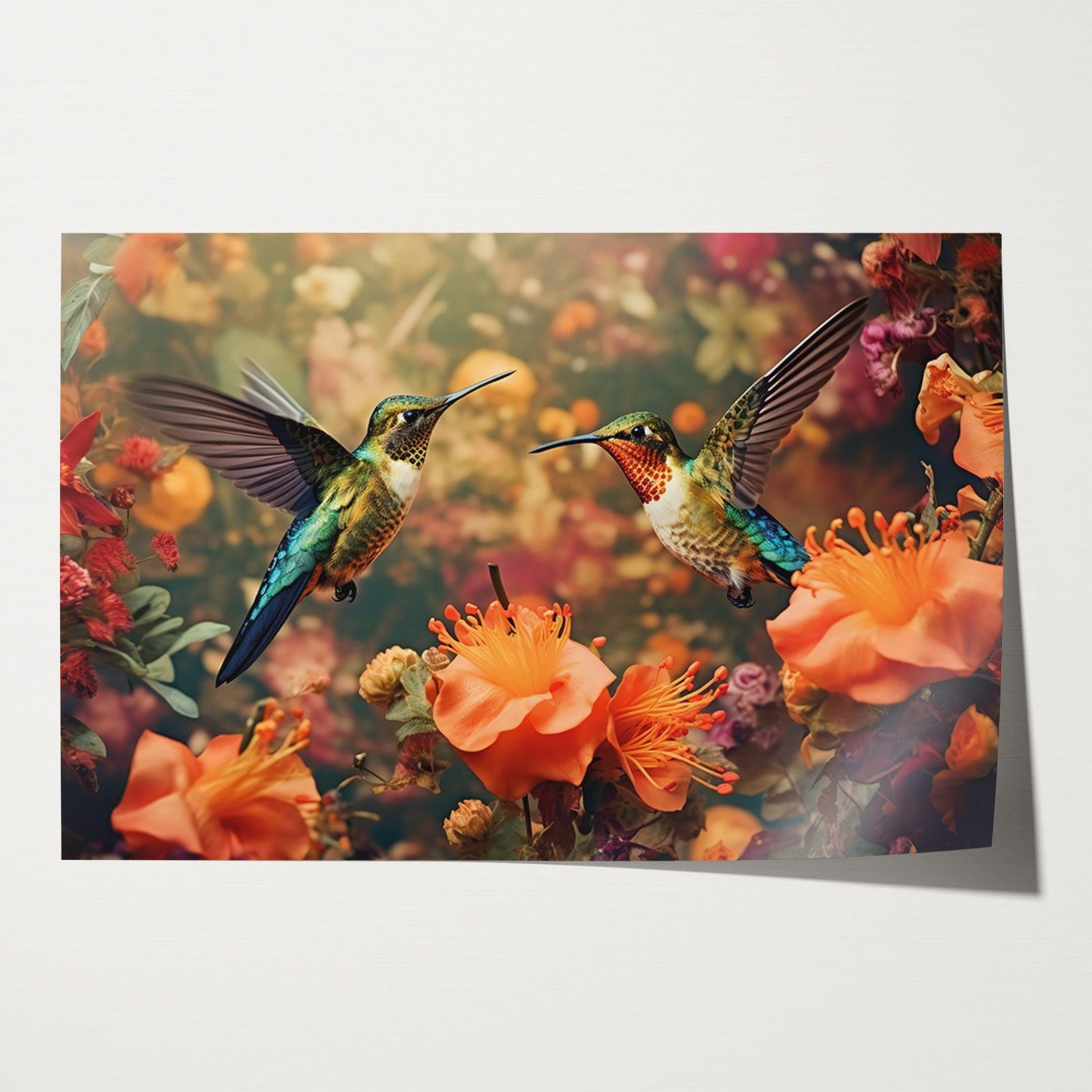 Kolibries 3 · Papier-Poster liggend-House of Posters-House of Posters