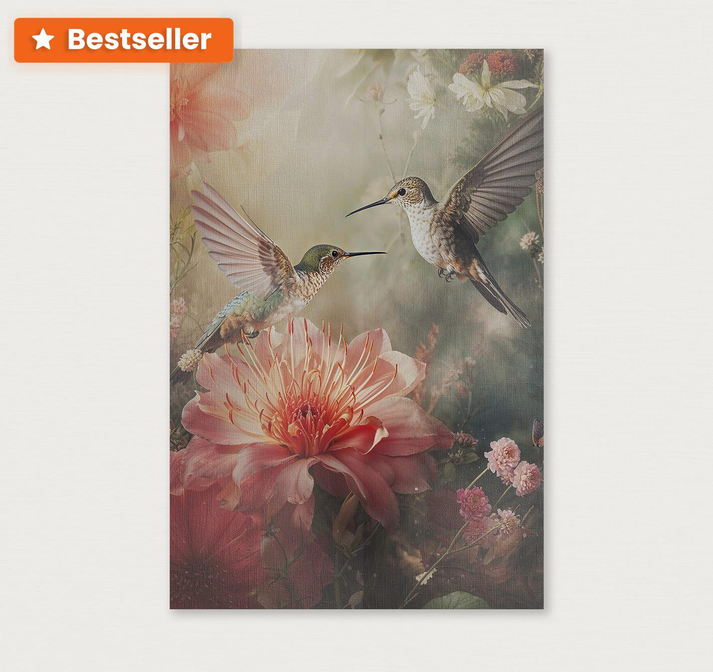 Kolibries 4 · Canvas-Poster staand-House of Posters-House of Posters